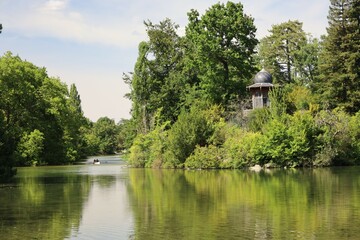 Obraz premium Bois De Boulogne , natural park near Paris, France