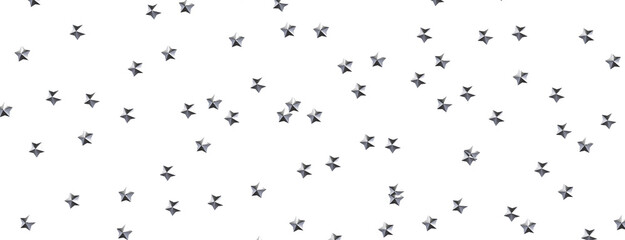 Twinkling Yuletide Skies: Breathtaking 3D Illustration of Falling Christmas Starlights