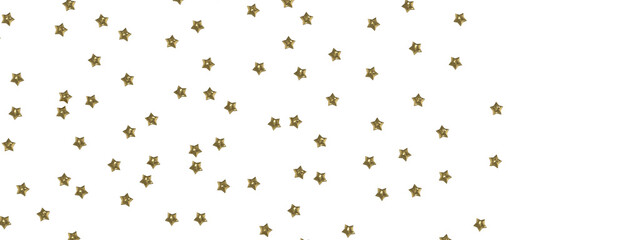 XMAS Stars - stars. Confetti celebration, Falling golden abstract decoration for party, birthday celebrate,