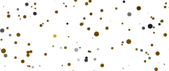 gold Confetti Glitter Overlay - PNG