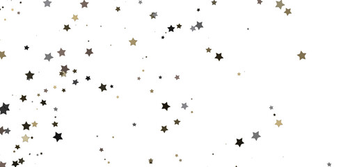 Obraz premium Twinkling Yuletide Skies: Breathtaking 3D Illustration of Falling Christmas Starlights