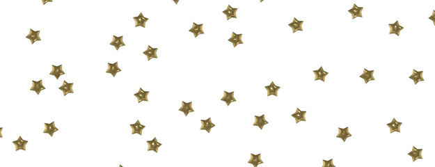XMAS Stars - stars. Confetti celebration, Falling golden abstract decoration for party, birthday celebrate,