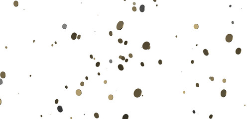 gold  Celebration: Captivating 3D Illustration of Shimmering gold Confetti