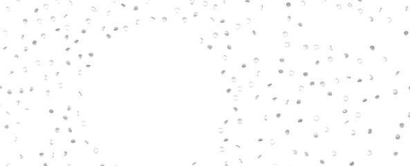 Cascading Splendor: Striking 3D Illustration Showcasing a Dazzling silver Confetti Display