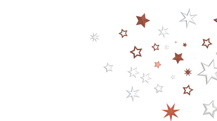 Falling Holiday Astral Radiance: Magnificent 3D Illustration of Descending Stellar Illumination for Christmas