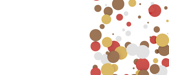 Confetti, paper triangle on the floor, fancy, colorful, celebration party