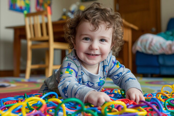 Fototapeta na wymiar Joyful Early Learning Experience