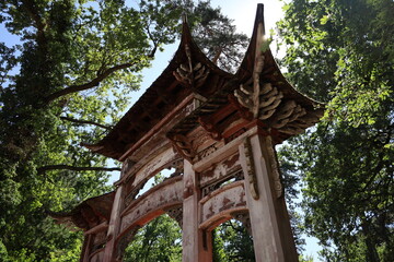 asian  garden in Vincennes park