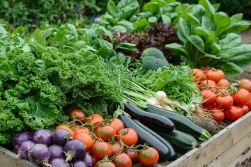 Create images of home gardening projects emphasizing organic produce and the joy of growing your own food