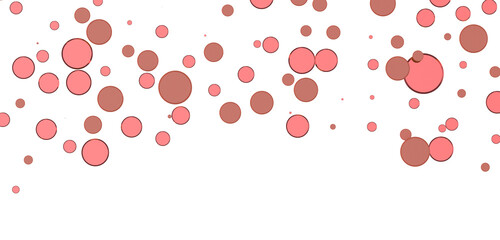 confetti png. red confetti falls from the sky.