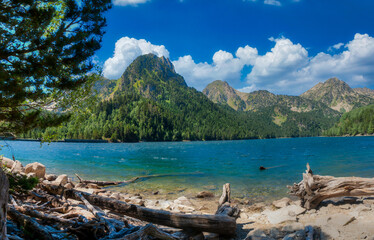 Sant Maurici Lake, It is the only national park in Catalonia. The landscape is high mountain with...