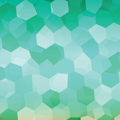 Vector abstract hexagon pattern.