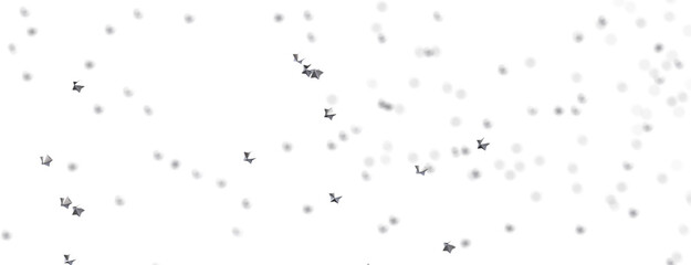 Festive Celestial Cascade: Mesmerizing 3D Illustration of Descending Christmas Stars