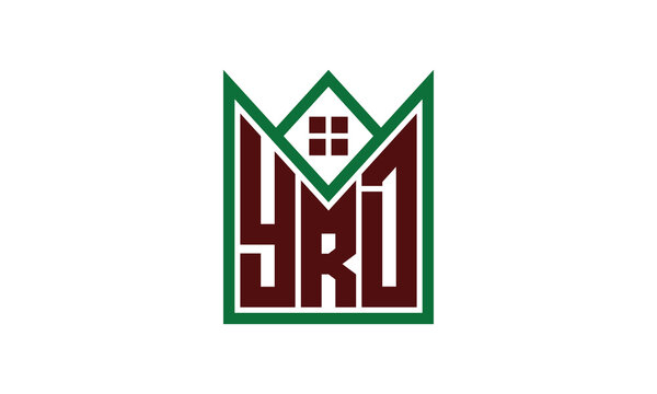 YRD initial letter real estate builders logo design vector. construction, housing, home marker, property, building, apartment, flat, compartment, business, corporate, house rent, rental, commercial