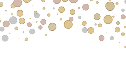gold  Delight: Captivating 3D Illustration of Joyful gold Confetti