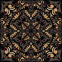 black and white seamless pattern