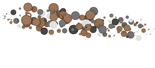 Glittering Triumph: Mind-Blowing 3D Illustration of gold  Confetti Celebration