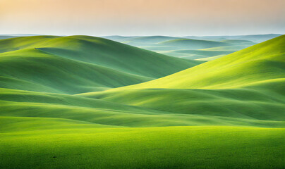 Minimalist Summer Landscape