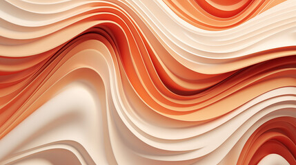 Cream waves horizontal gradient