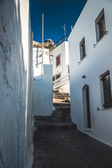 Typical street architecture in the Mediterranean region of Europe.