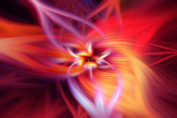 Digital abstract twirl optical fibre background.