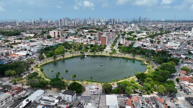 Solon De Lucena Park At Joao Pessoa Paraiba Brazil. Public Space Tower. Metropole Skyline Buildings Awesome. Metropole Cityscape Buildings Enterprise Business.