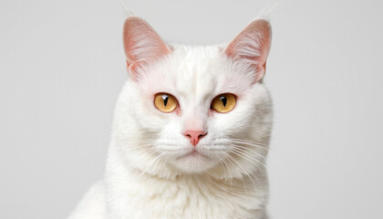 Obraz premium cat on a white background