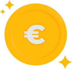 Obraz premium Sparkle Euro Currency