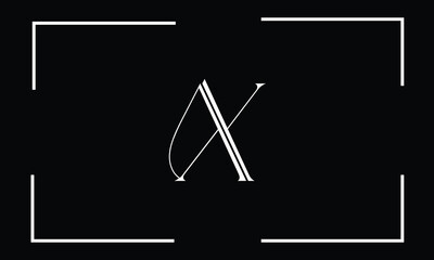 AX, XA, A, X, Abstract Letters Logo monogram