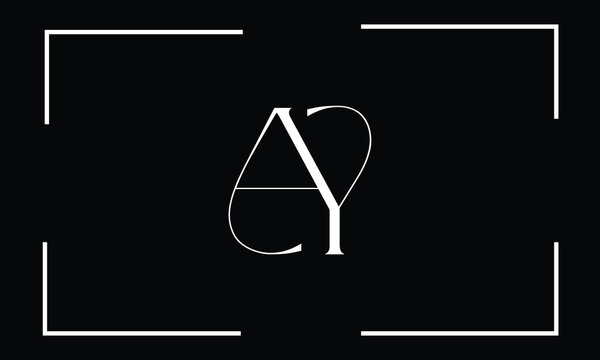 AY, YA, A, Y, Abstract Letters Logo Monogram
