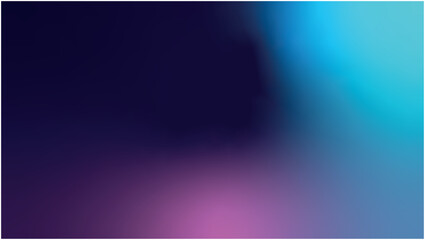 abstract blurred gradient color of light pink and aqua blue  on a dark background, minimalist wallpaper design