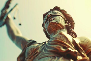 A detailed sculpture of a man holding a tennis racquet, captured in close-up, showcasing his athletic stance and determination