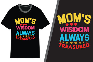 Mom T-shirt Design. Mother's Day t-shirt design. Typography mom t-shirt design