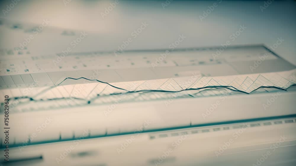Poster close up of computer screen showing graph generative ai