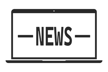 News icon. News symbol design background vector ilustration.