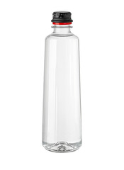 Glass water bottle isolated