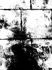 Grunge masonry textures in positive and negative