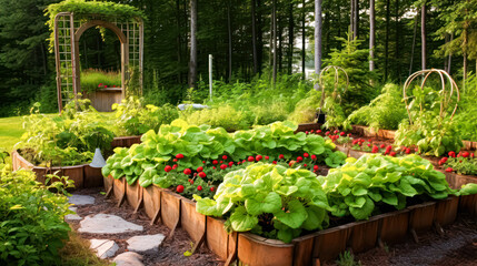 Ripe red strawberries flourish in a balcony railing planter, showcasing urban gardening prowess and the joy of homegrown produce in city settings.
