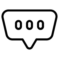message icon, simple vector design