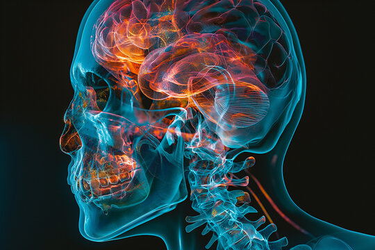 Vivid 3D Brain and Nervous System Imaging