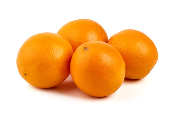 Oranges, isolated on white background
