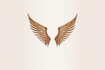 Obraz premium A symbol of unity and success, an abstract handshake with wings embodies concepts of delivery, business, cooperation, and corporate financial achievements.