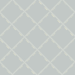 Fototapeta na wymiar Abstract arabesque seamless pattern. Artistic ripple line with geometric shapes. Linea fabric texture