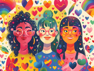 Spread joy and acceptance with vibrant Pride backgrounds for video calls