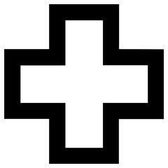 pharmacy icon, simple vector design
