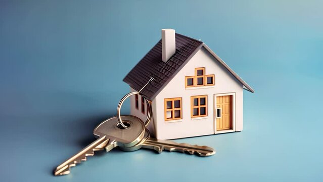 Moving house and home, relocation. New house and condo, inside the room was a cardboard box containing personal belongings and furniture. move in the apartment or condominium
