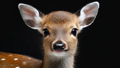 Keuken spatwand met foto portrait of baby deer © Marco