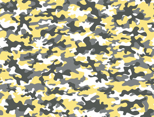Modern camouflage vector seamless background, texture for textiles