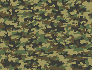 Fototapeta premium Seamless camouflage vector illustration military background, army texture, modern design