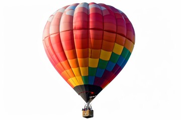 Fototapeta na wymiar Multicolored rainbow balloon isolated on a white background